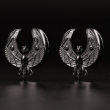 Doearko 2PCS Moth Saddle Ear Gauges 316 Stainless Steel Plugs Piercing