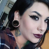 Doearko Stainless Steel Pattern Screw Ear Expander Gauges Plugs Tunnels Earrings