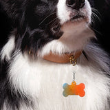 Dog Bone Resin Silicone Molds, 10Pcs DIY Dog Tag Epoxy Resin Mold