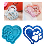 Dog Claw Silicone Mold Keychain Pendant Jewelry DIY