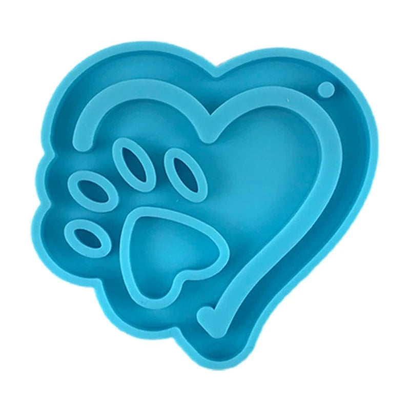 Dog Claw Silicone Mold Keychain Pendant Jewelry DIY