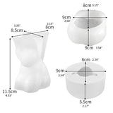 Dog Crystal Epoxy Resin Mold Fragrance Candle Wax Silicone Mould D7WB