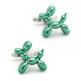 Dog Cuff Links For Men Balloon Deer Brass Material Cufflinks