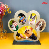 Dog Paw Shape Photo Frame Ornament Resin Mold DIY Making Desktop Decoration
