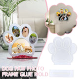 Dog Paw Silicone Photo Frame Mold for Epoxy Resin DIY