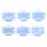 Dog Tag Bone Keychain Silicone Mould for DIY Epoxy Resin