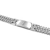 Men's Stainless Steel ID Bracelet Double Chain Retro Design