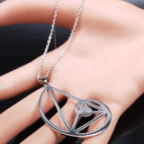 Golden Ratio Stainless Steel Necklace - Fibonacci Pendant
