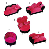 Dollhouse Fancy Couch Sofa Jewelry Storage Organizer Box Can Open Armchair