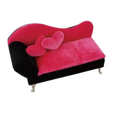 Dollhouse Fancy Couch Sofa Jewelry Storage Organizer Box Can Open Armchair