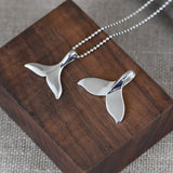 Dolphin Pendant Necklace Silver Women DIY Jewelry