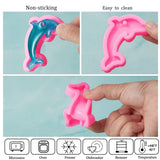 Silicone Dolphin Keychain Mold for Resin, DIY Jewelry Making Tool