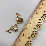 Dolphine Pendant Base Finding for Pearls Corals Jade Beads