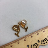 Dolphine Pendant Base Finding for Pearls Corals Jade Beads