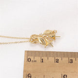 Delicate 14k Coated Pearl Necklace Pendant DIY Accessories