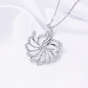 14k Gold Plated Zircon Pearl Necklace Pendant for Women