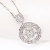 14k Plated Zircon Pearl Necklace Pendant for Women