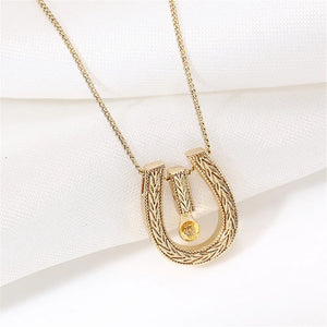 14k Zircon Pearl Necklace DIY Pendant