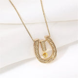 14k Zircon Pearl Necklace DIY Pendant
