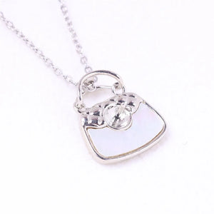 14k Gold Plated Fritillaria Pearl Necklace Pendant DIY Accessory