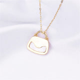 14k Gold Plated Fritillaria Pearl Necklace Pendant DIY Accessory