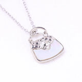 14k Gold Plated Fritillaria Pearl Necklace Pendant DIY Accessory