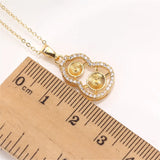 14k Plating Zircon Pearl Necklace Pendant Support