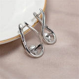 14K Drop-shaped Pearl Earrings for Women