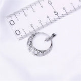 14k Coated Smooth Pearl Necklace Pendant DIY Accessory