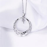14k Coated Smooth Pearl Necklace Pendant DIY Accessory