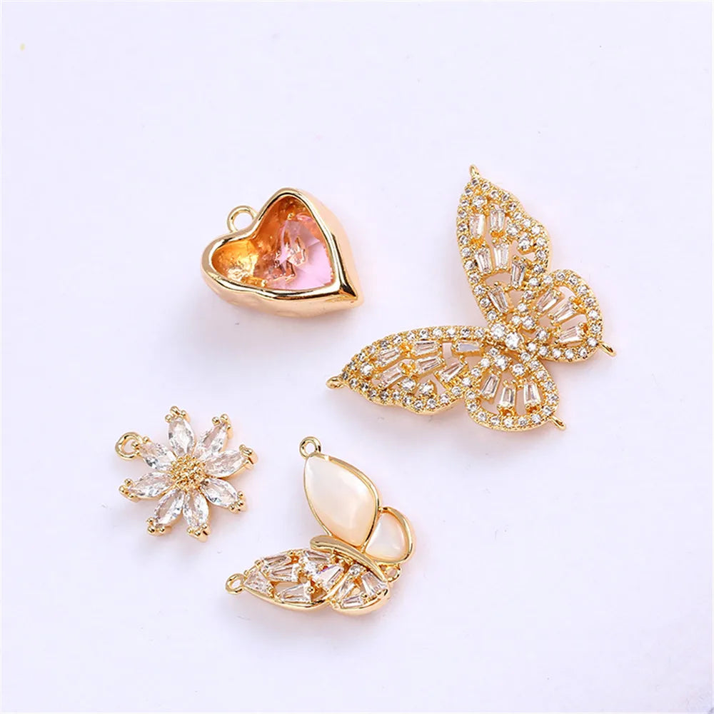 14k Pearl Necklace Pendants for Women with DIY Accessories