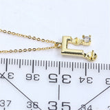 14k Zircon Double Pearl Necklace Pendant DIY Accessory