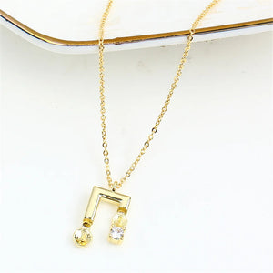 14k Zircon Double Pearl Necklace Pendant DIY Accessory