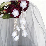 Pearl Tassel Drop Earrings for Women