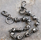 Heavy Waist Chain Wallet Chain Keychain Rock Punk Skull Jeans Chains