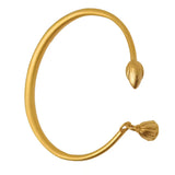 Domineering Pendant Sand Bangles Brass Plated Open Bracelet