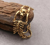 Skull Men's Bracelet Titanium Steel Punk Rock Ornaments
