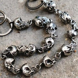 Punk Skull Keychain Wallet Chain for Men