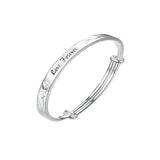 S999 Silver Bangles Women's Bracelet Gift