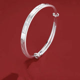 S999 Silver Bangles Women's Bracelet Gift
