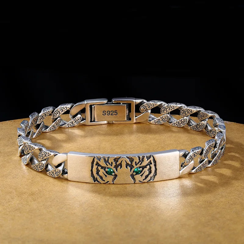 Tiger Totem 925 Sterling Silver Bracelet