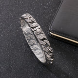 Stainless Steel Bracelet Men's Chain Pattern Hand Jewelry for Boyfriend