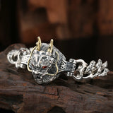 Silver Dragon Bracelet Chinese Style Hip-hop Jewelry