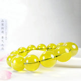 Dominican 5A Water Amber Bracelet with 108 Round Beads