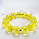 Dominican 5A Water Amber Bracelet with 108 Round Beads