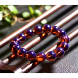 Dominican Violet Amber Bracelet Men's and Women's
