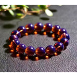 Dominican Violet Amber Bracelet Men's and Women's