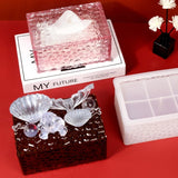 Diamond Resin Tissue Box Mold - Domino Design