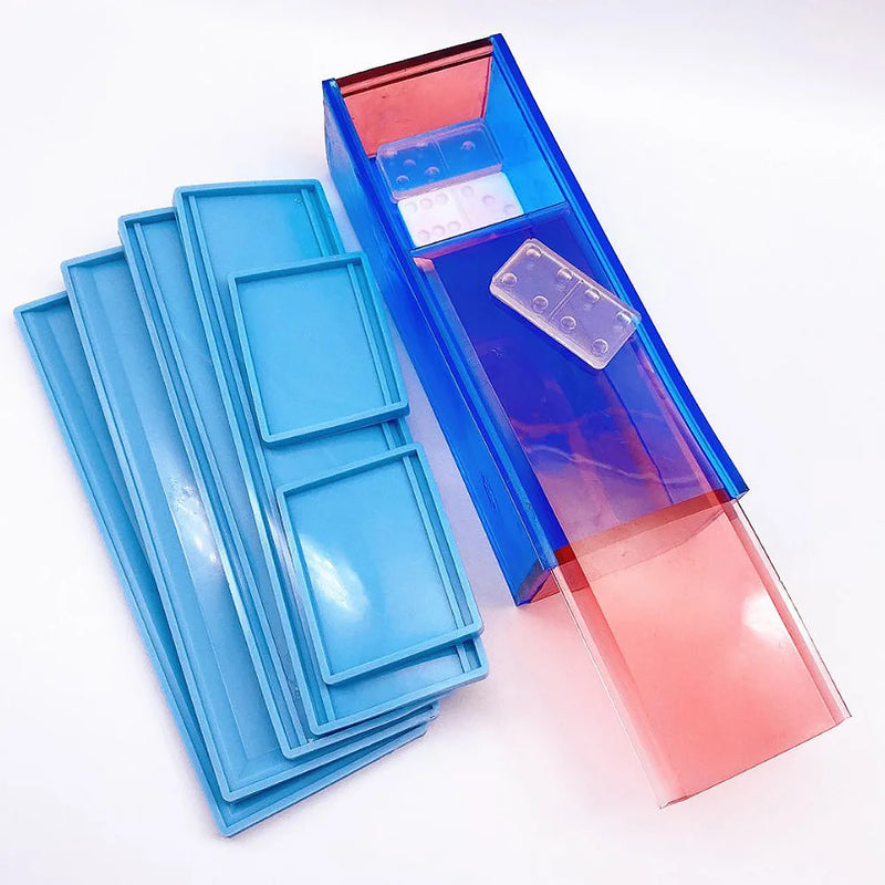 Domino Box Silicone Mold for Resin Crafting
