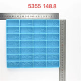 Domino Game Toys Epoxy Resin Mold Number Dominoes Casting Silicone Mould